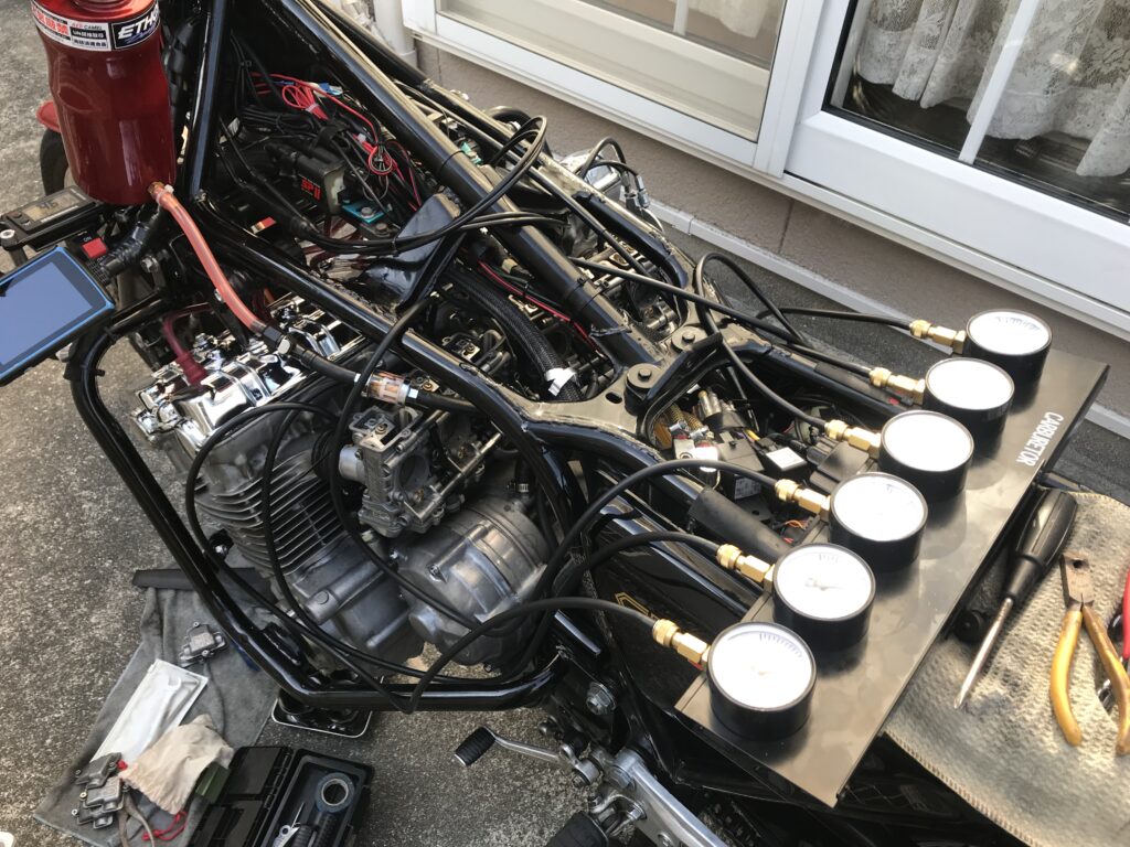 6連バキュームゲージ