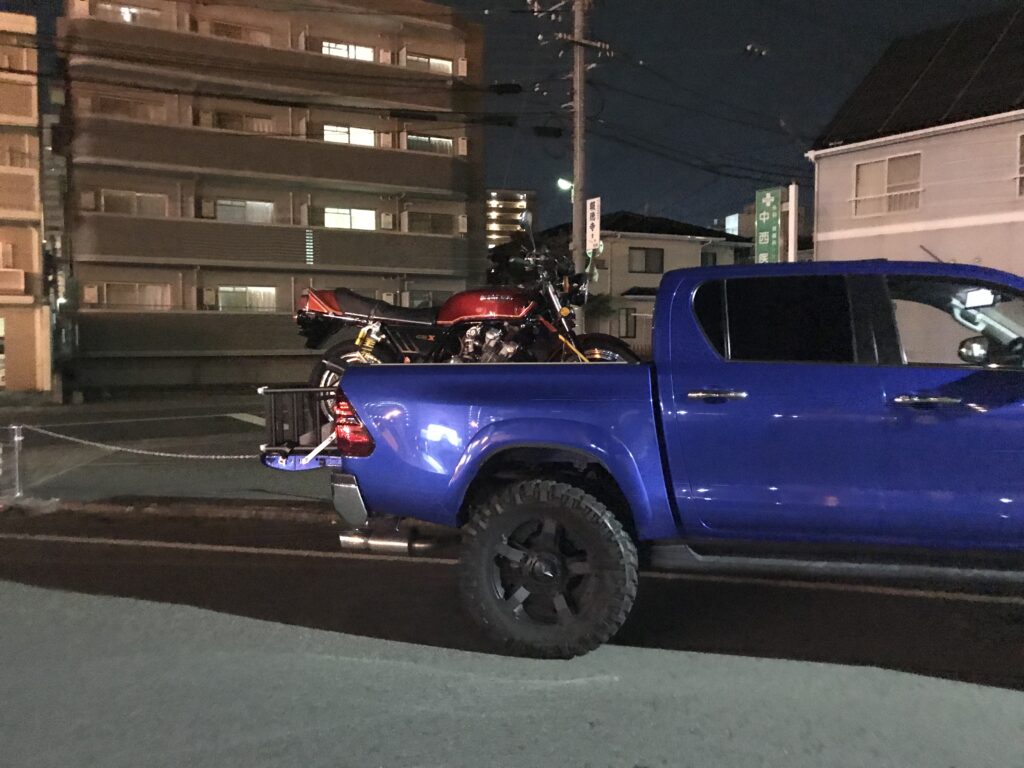 CBX1000トランポ-前夜-アップ