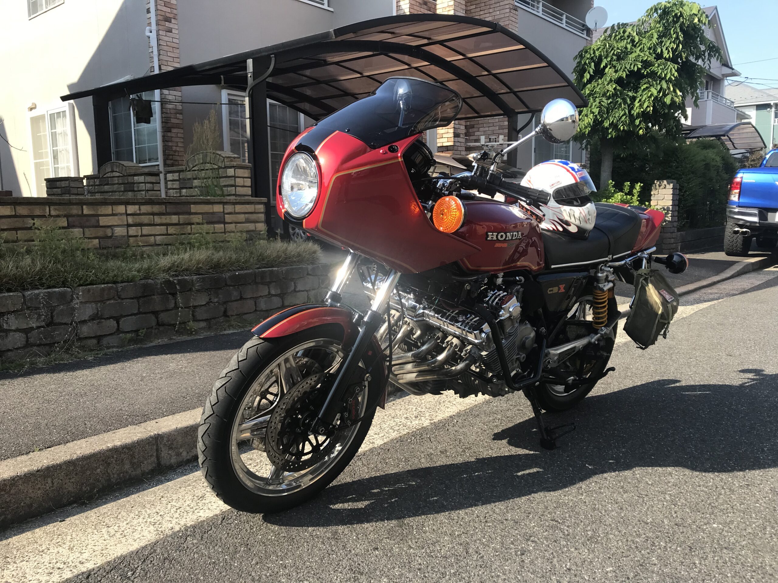 画像にて判断お願いします値下げ！CBX400インテグラカウル 送料込 - パーツ