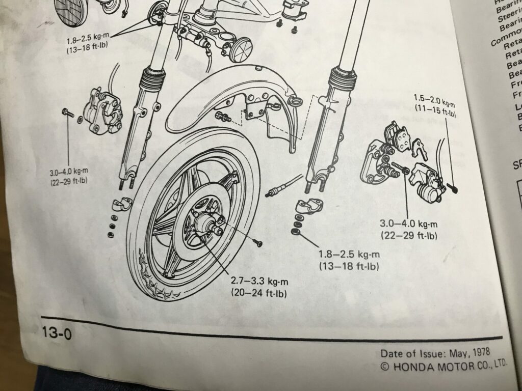 CBX1000-フロント廻りトルク