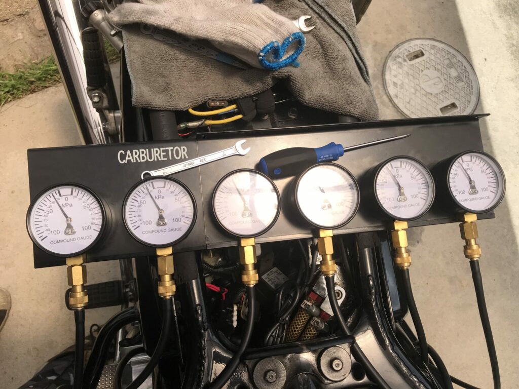 CBX1000-6連バキュームゲージ