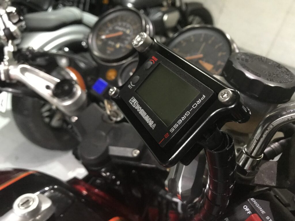 ヨシムラプログレス2油温計テンプメーター