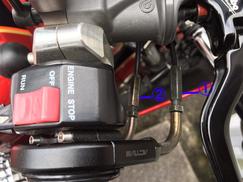 スロットル遊び調整