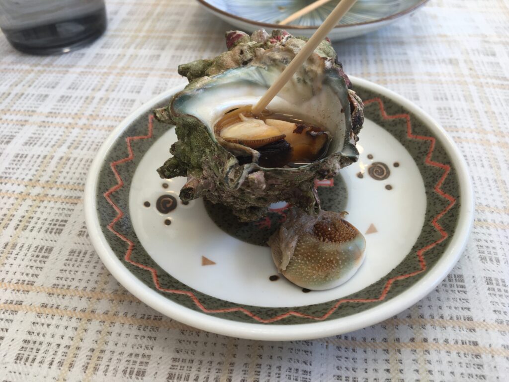 日御碕灯台-サザエのつぼ焼き