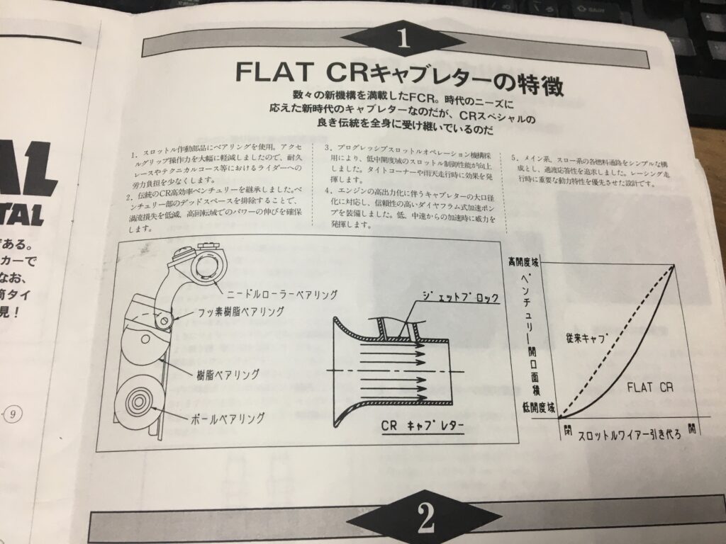 FCRセッティングマニュアル3ページ目