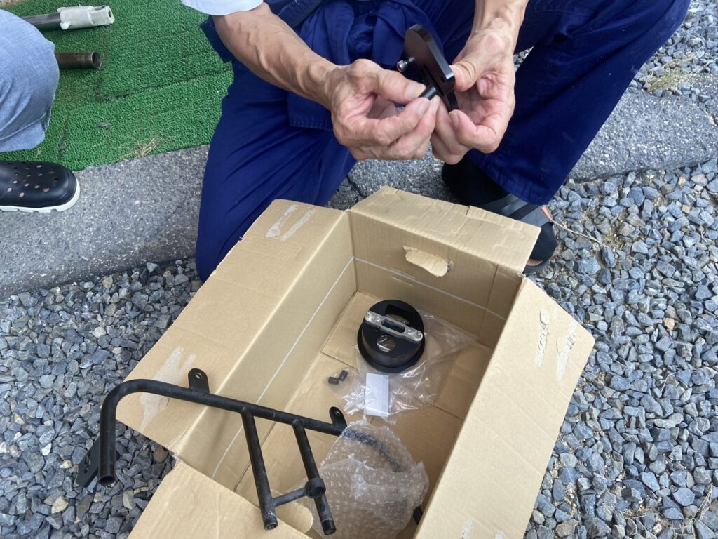 リモーション製オイルクーラーステー