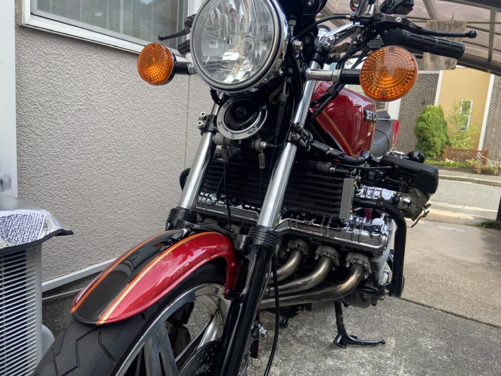 CBX1000-オイルクーラー交換