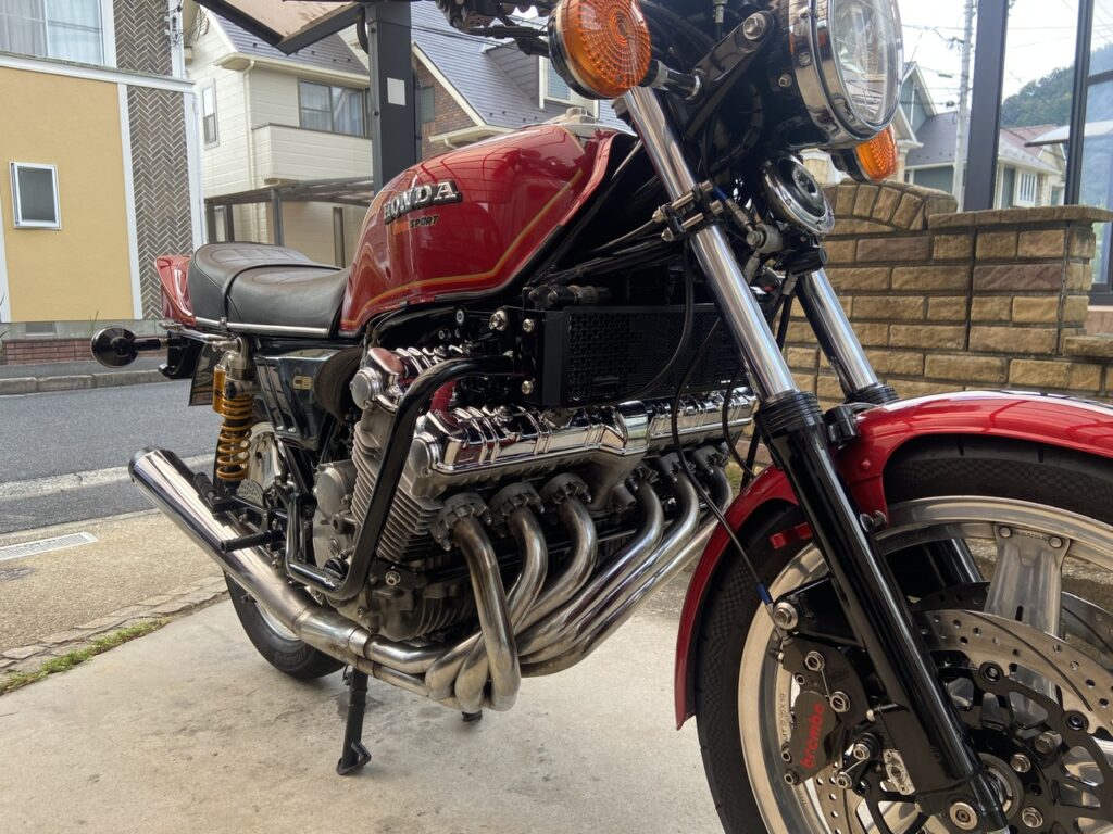 CBX1000-オイルクーラー交換