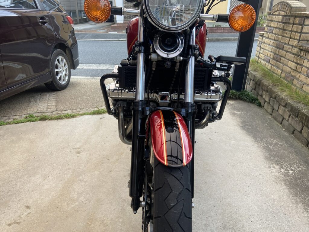CBX1000-オイルクーラー交換